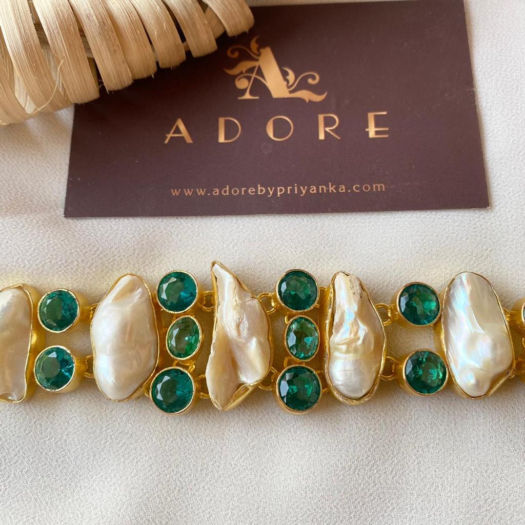 Baroque Pearl Skydive Choker - Image 12