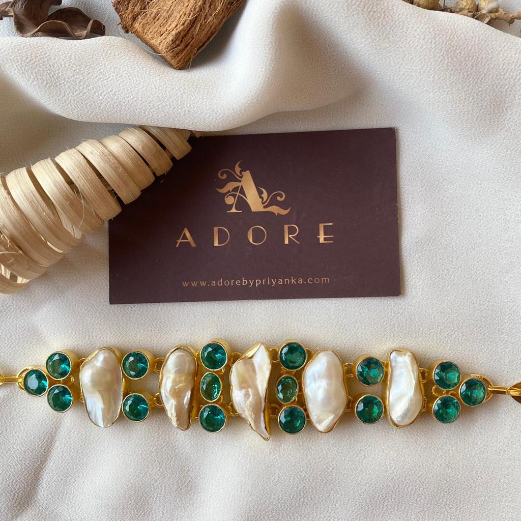 Baroque Pearl Skydive Choker - Image 14