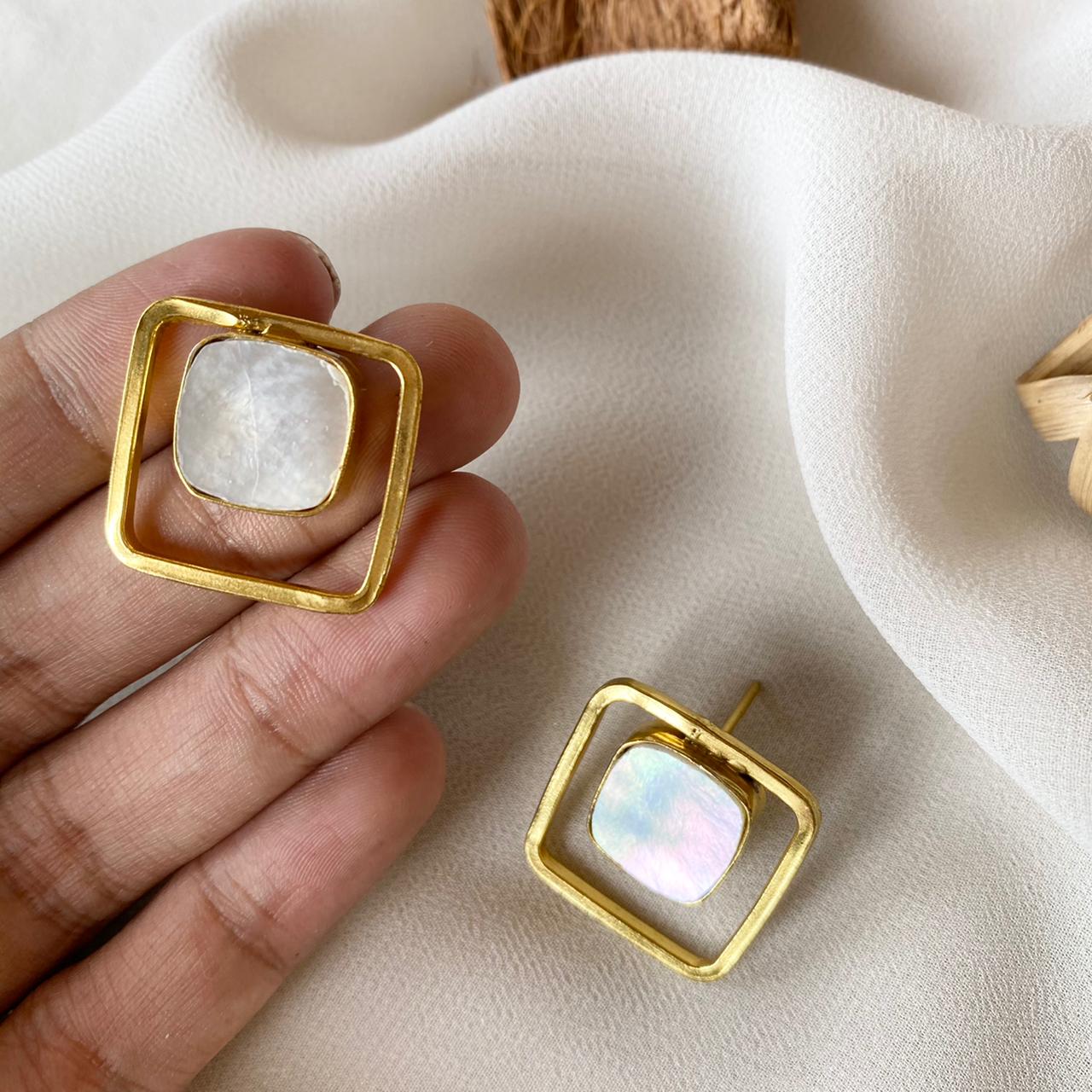 Athena MOP Earrings - Image 2