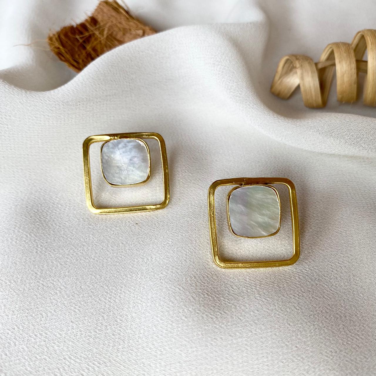 Athena MOP Earrings - Image 3