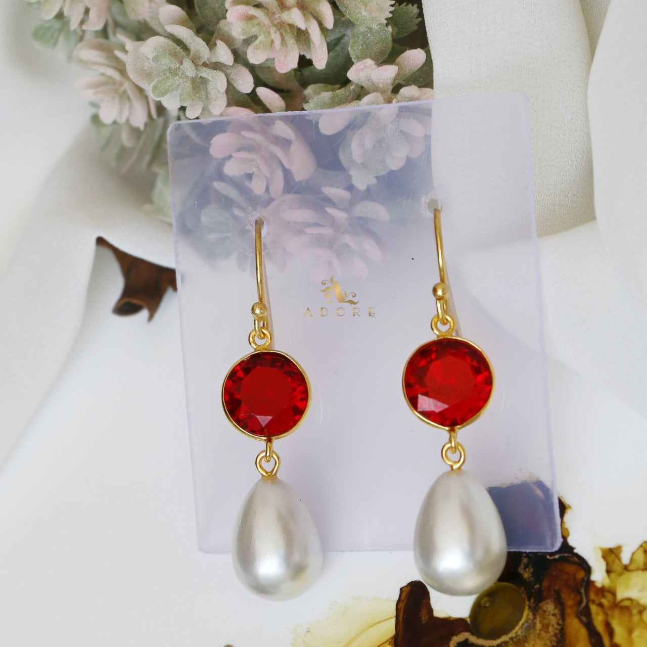 Rakhee Pearl Drop Earring - Image 3