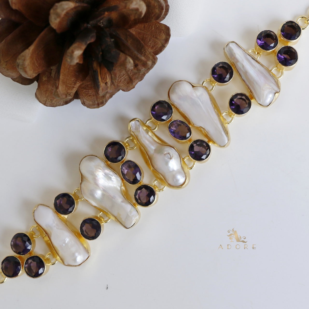 Baroque Pearl Skydive Choker - Image 10