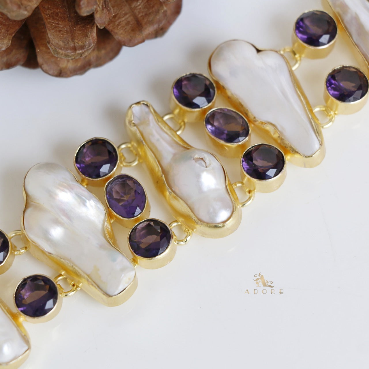 Baroque Pearl Skydive Choker - Image 5