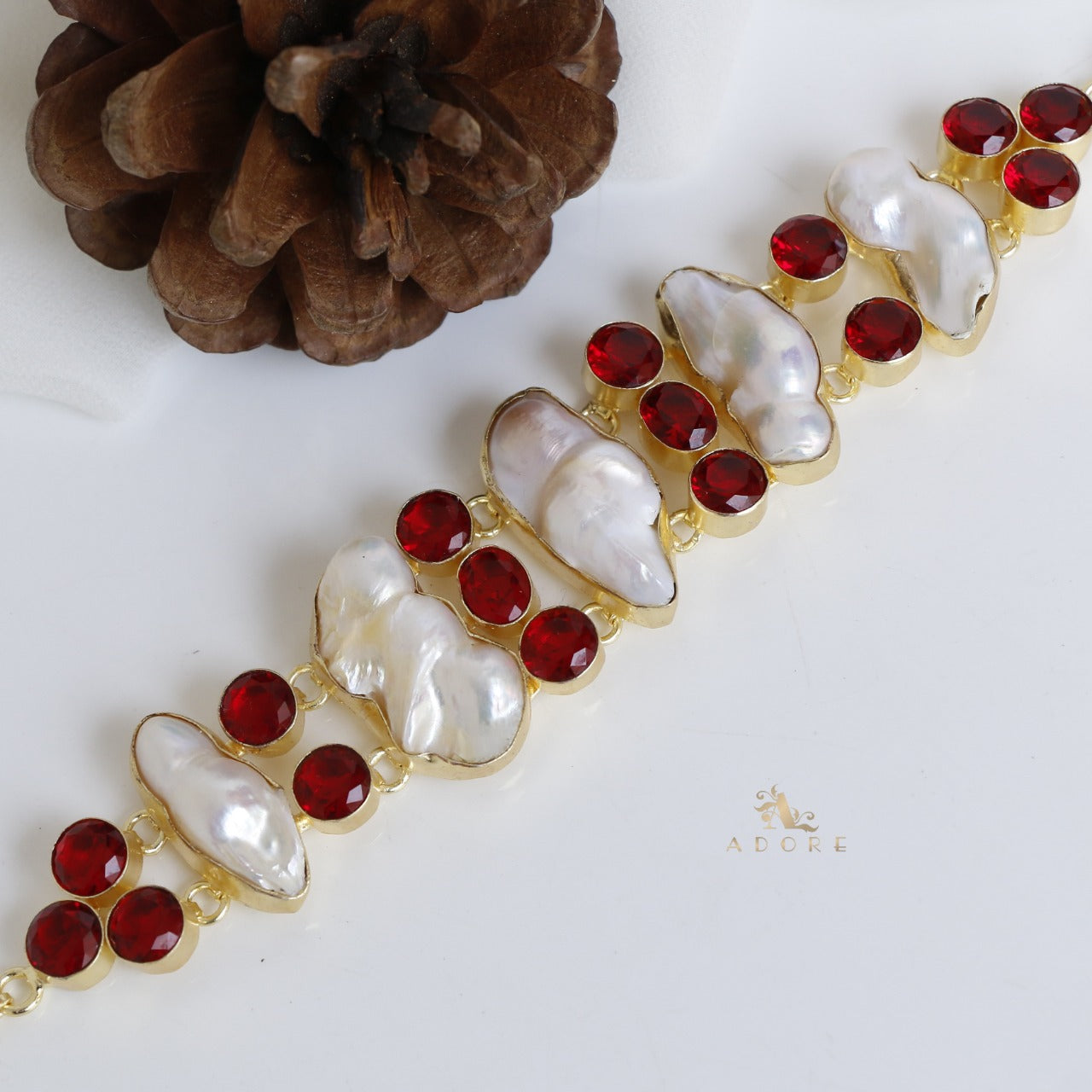 Baroque Pearl Skydive Choker - Image 11