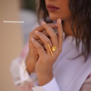 Golden Mini Regal Ring