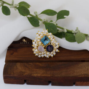 Melinsa Cluster Pearl Ring