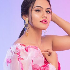 Golden Long Geometric Shape Earring