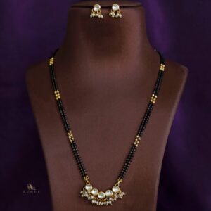 Ratana Pearl Mangalsutra With Earring