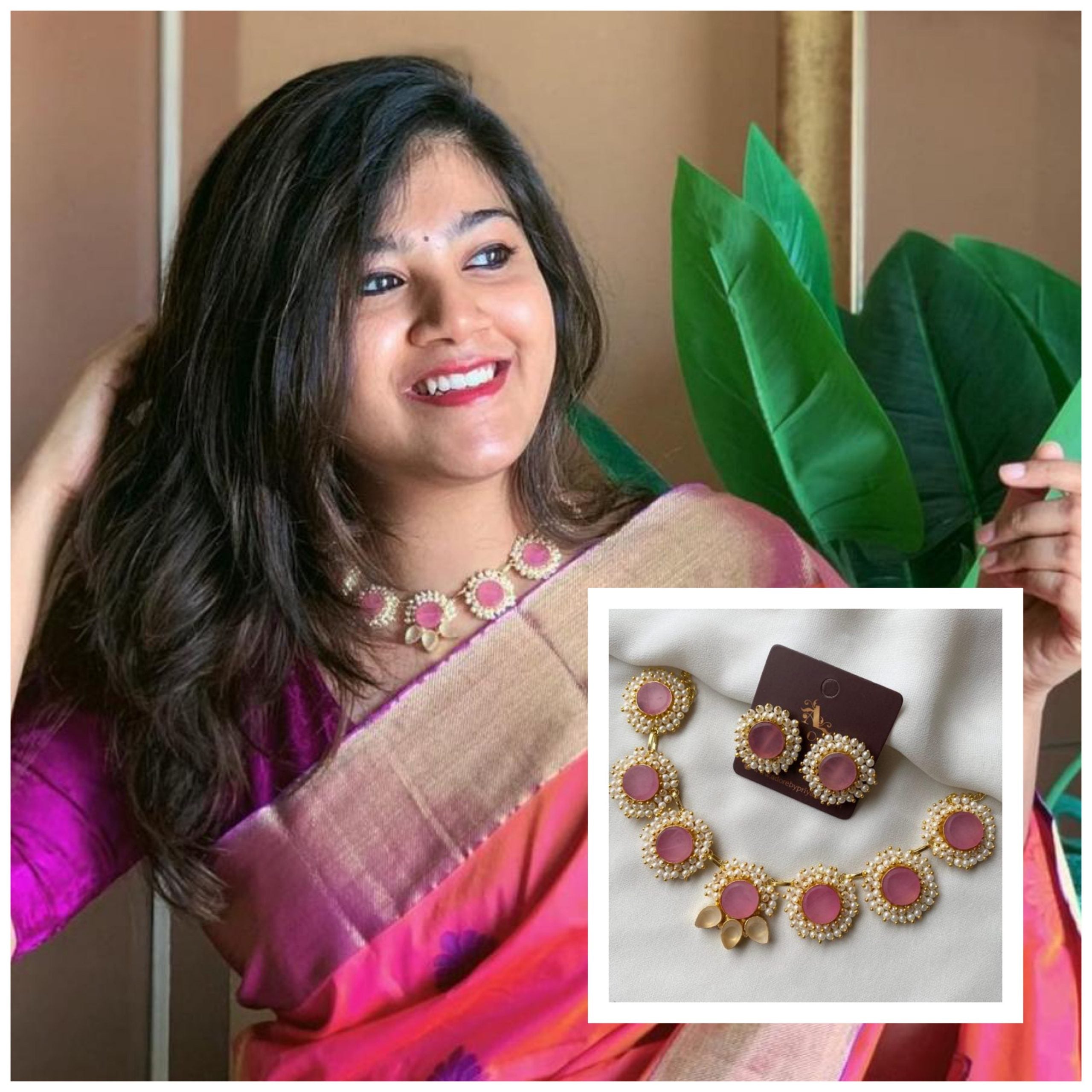 Centric Full Pearl Neckpiece - Image 3